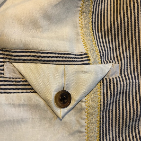 J Crew Seersucker Blazer Blue & White Size 6 - Picture 5 of 15